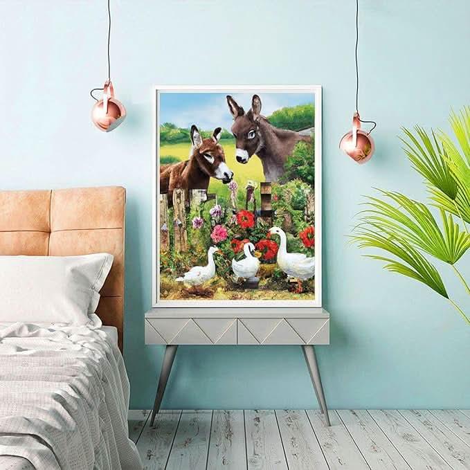 5D Diamond Art Painting - Flower Farm - Diamond Canvas