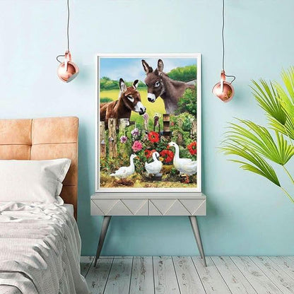 5D Diamond Art Painting - Flower Farm - Diamond Canvas