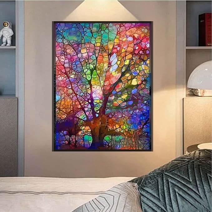 5D Diamond Painting Kit - Tree of Life - Diamond Canvas