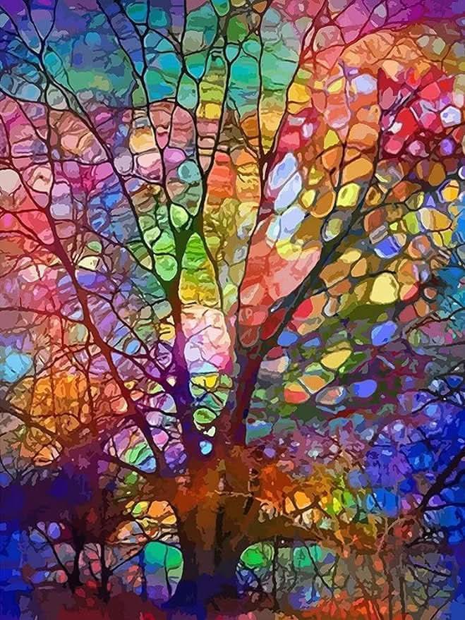 5D Diamond Painting Kit - Tree of Life - Diamond Canvas