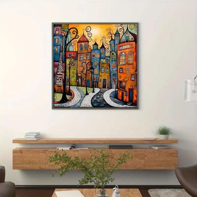 Cityscape - Diamond Canvas