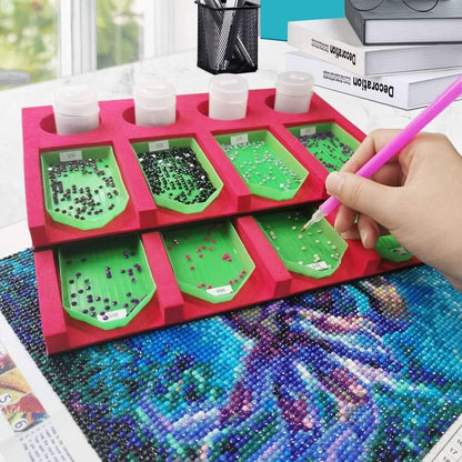 Diamond Bead Painting Tray Organizer - Diamond Canvas