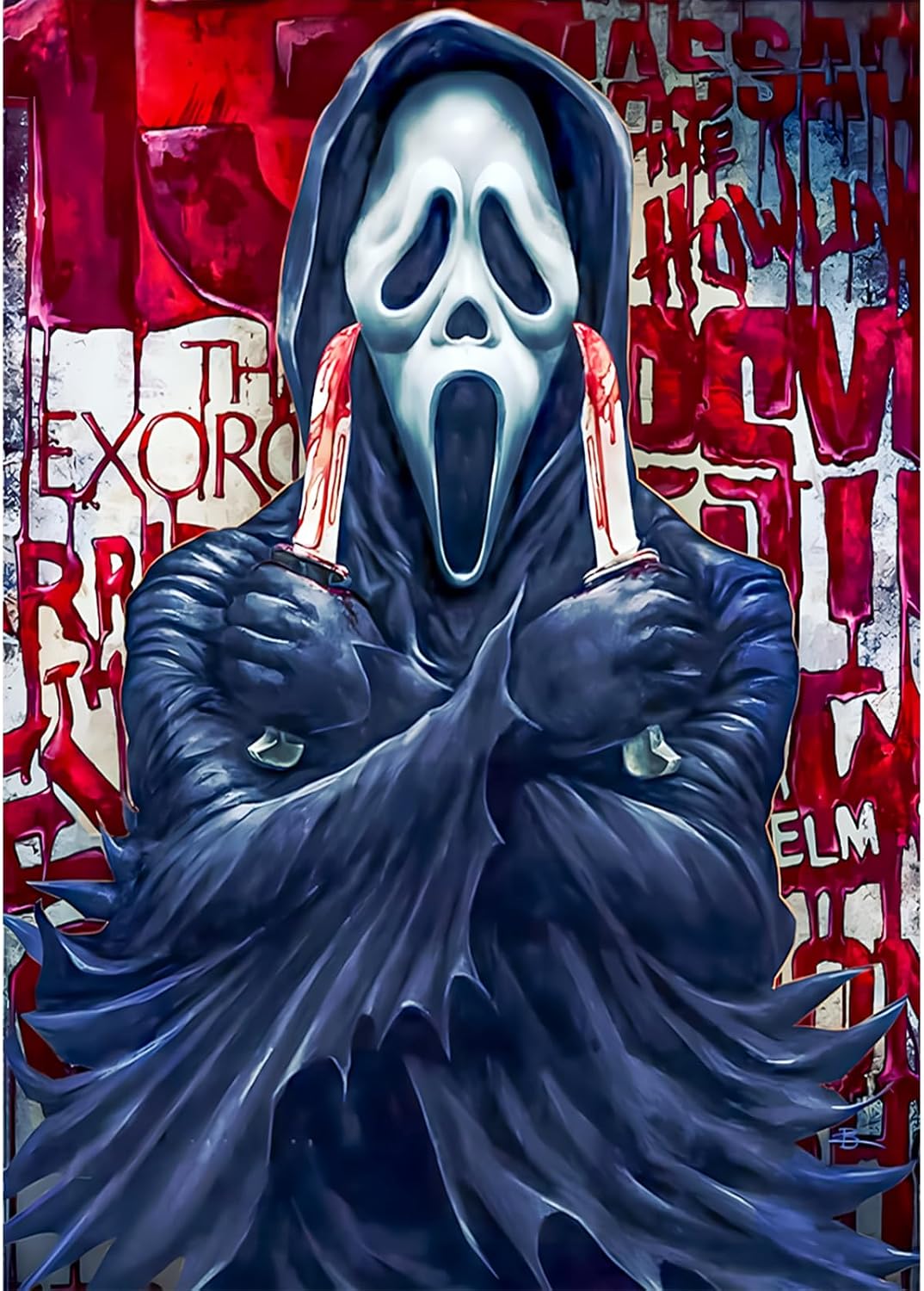 Scream Ghost - Diamond Canvas